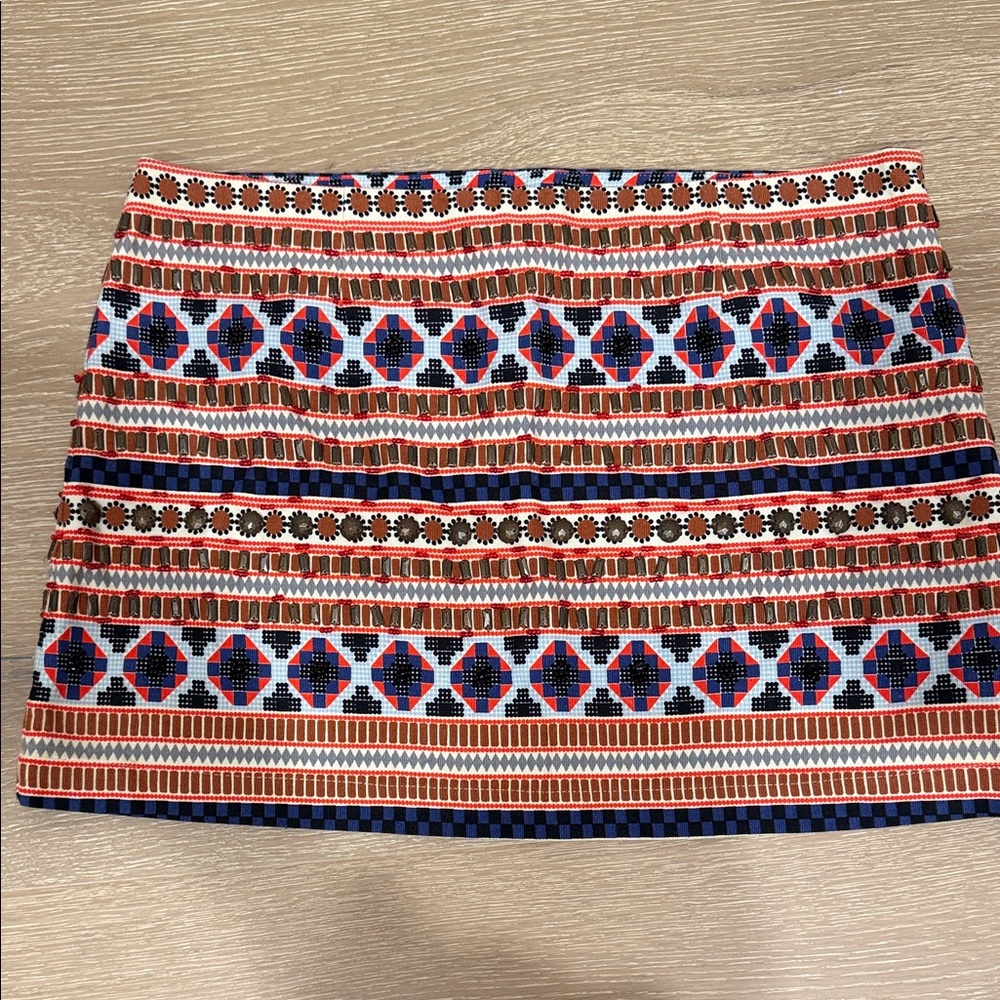 Forever 21 Multicolor Geometric Mini Skirt